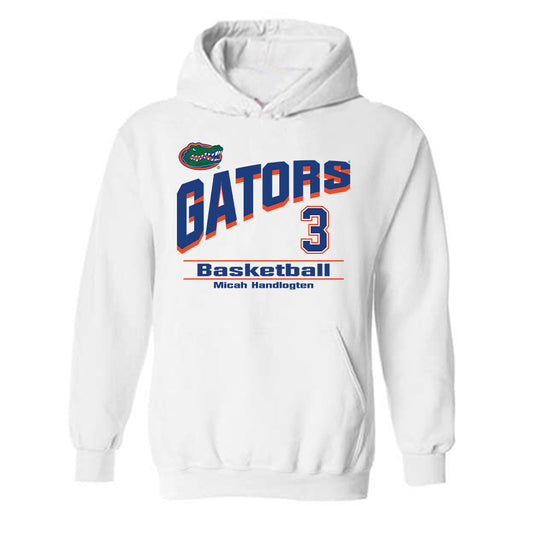 Florida - NCAA Men's Basketball : Micah Handlogten - Hooded Sweatshirt Classic Shersey