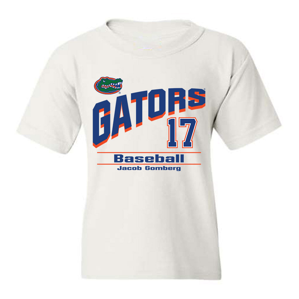 Florida - NCAA Baseball : Jacob Gomberg - Youth T-Shirt Classic Shersey