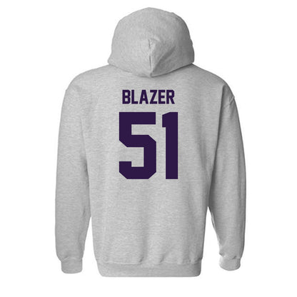 Kansas State - NCAA Baseball : Dylan Blazer - Hooded Sweatshirt Classic Shersey