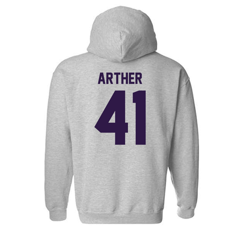 Kansas State - NCAA Baseball : Adam Arther - Hooded Sweatshirt Classic Shersey