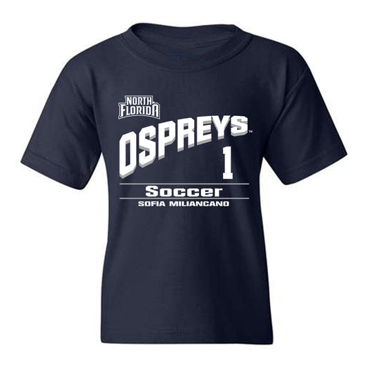 UNF - NCAA Women's Soccer : Sofia Miliancano - Youth T-Shirt Classic Fashion Shersey