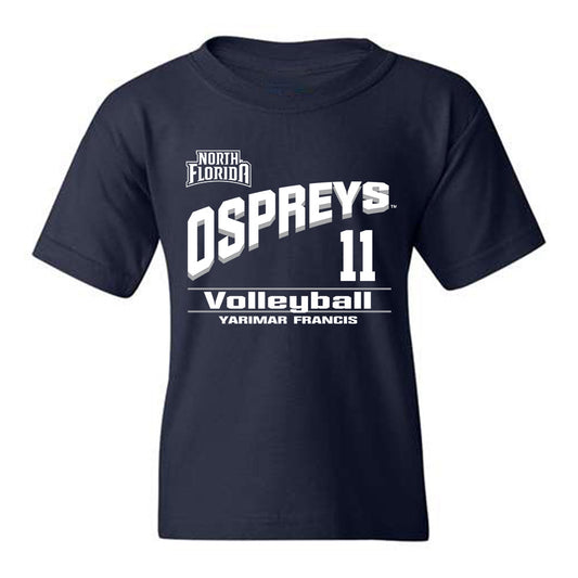 UNF - NCAA Women's Volleyball : Yarimar Francis - Youth T-Shirt Classic Fashion Shersey