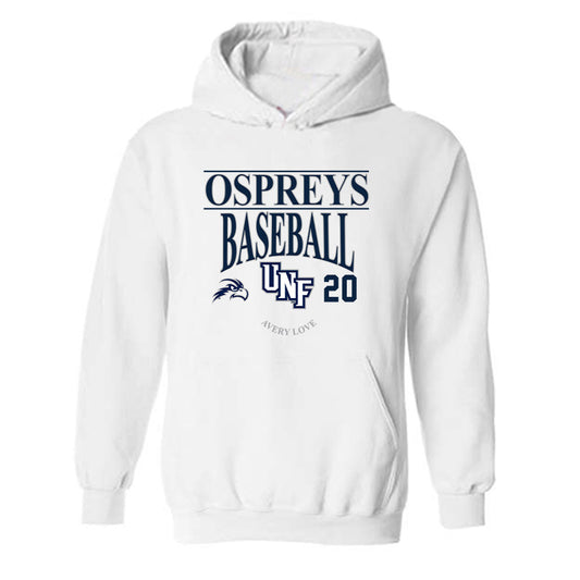 UNF - NCAA Baseball : Avery Love - Hooded Sweatshirt Classic Fashion Shersey