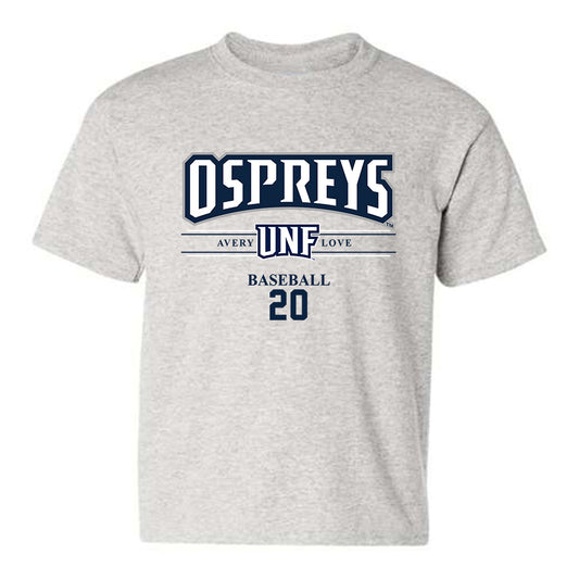 UNF - NCAA Baseball : Avery Love - Youth T-Shirt Classic Fashion Shersey