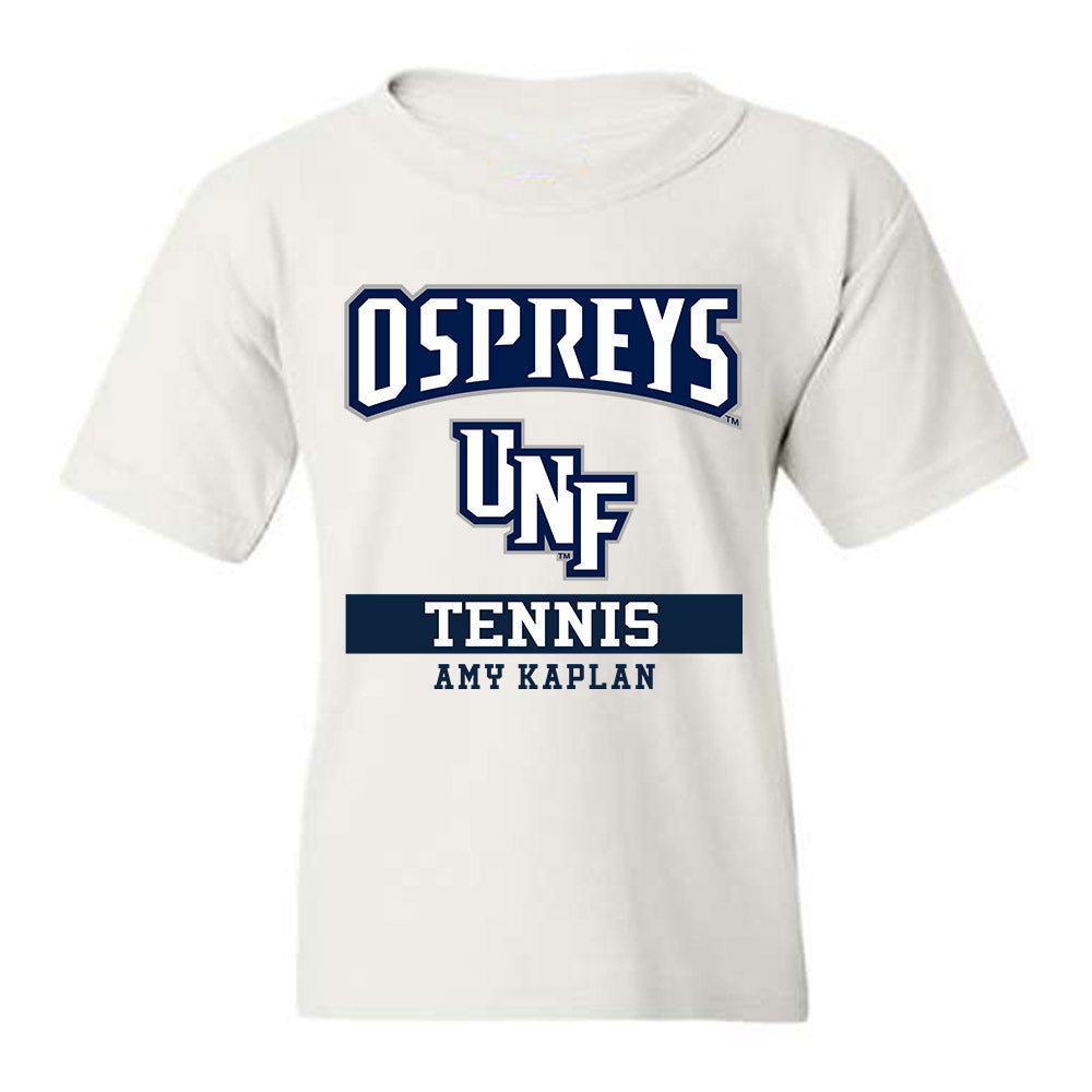 UNF - NCAA Women's Tennis : Amy Kaplan - Youth T-Shirt Classic Fashion Shersey