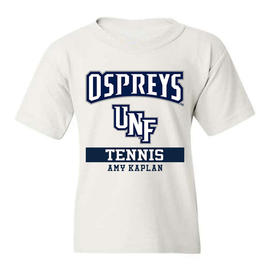 UNF - NCAA Women's Tennis : Amy Kaplan - Youth T-Shirt Classic Fashion Shersey