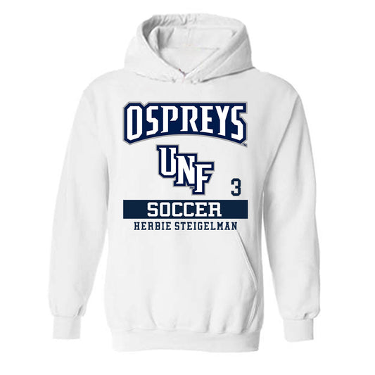 UNF - NCAA Men's Soccer : Herbie Steigelman - Hooded Sweatshirt Classic Fashion Shersey