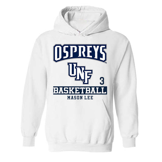 UNF - NCAA Men's Basketball : Mason Lee - Hooded Sweatshirt Classic Fashion Shersey