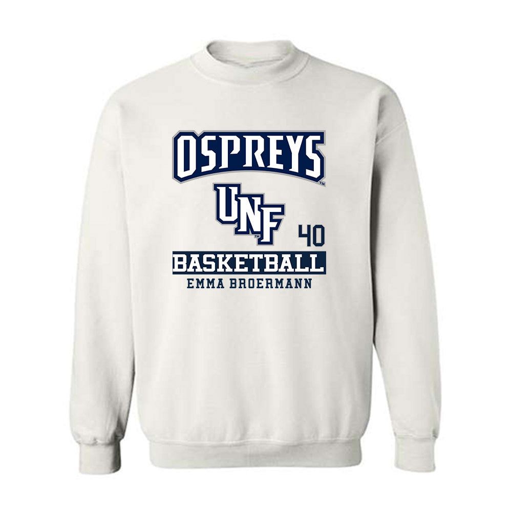 UNF - NCAA Women's Basketball : Emma Broermann - Crewneck Sweatshirt Classic Fashion Shersey