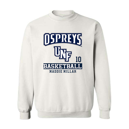 UNF - NCAA Women's Basketball : Maddie Millar - Crewneck Sweatshirt Classic Fashion Shersey