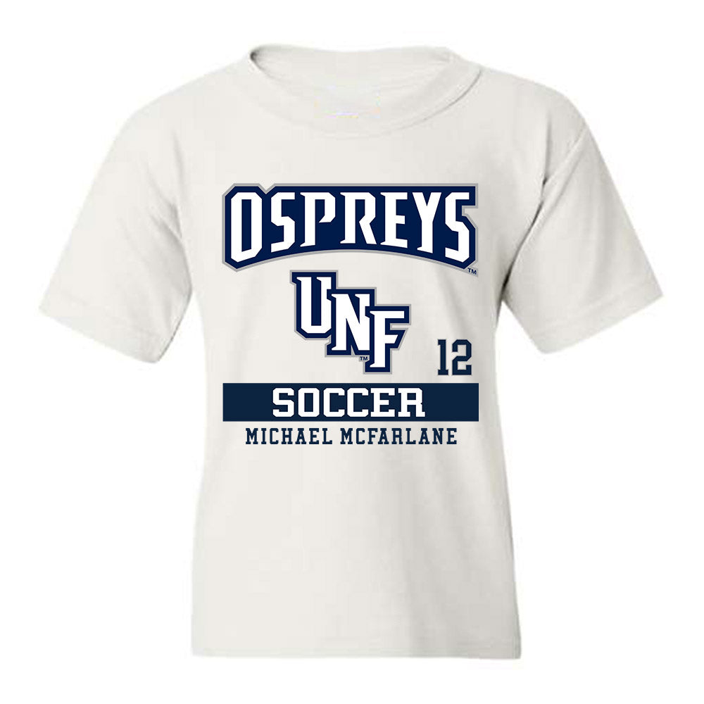 UNF - NCAA Men's Soccer : Michael McFarlane - Youth T-Shirt Classic Fashion Shersey