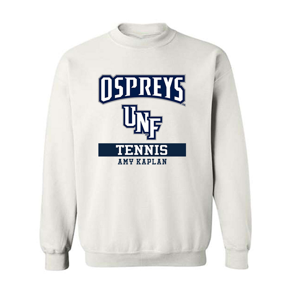 UNF - NCAA Women's Tennis : Amy Kaplan - Crewneck Sweatshirt Classic Fashion Shersey