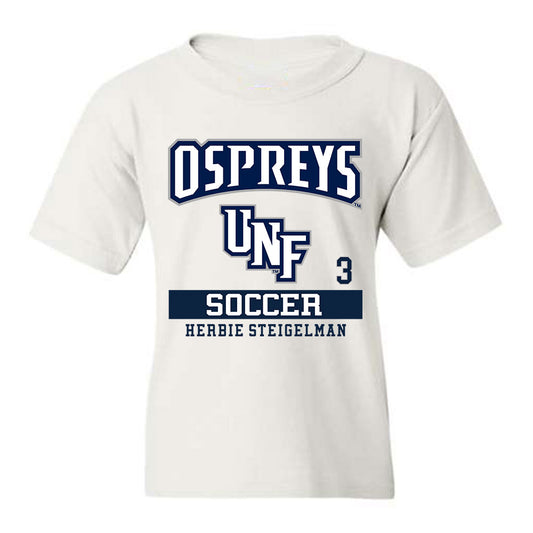 UNF - NCAA Men's Soccer : Herbie Steigelman - Youth T-Shirt Classic Fashion Shersey