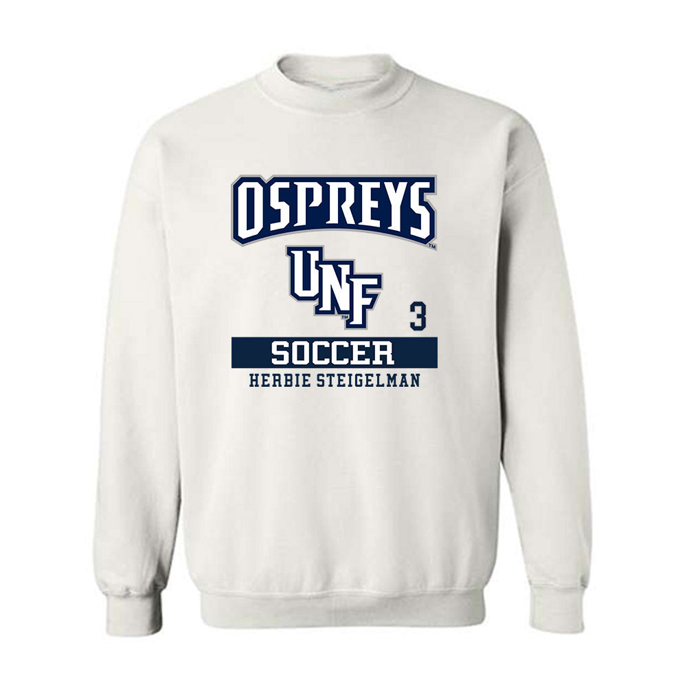 UNF - NCAA Men's Soccer : Herbie Steigelman - Crewneck Sweatshirt Classic Fashion Shersey