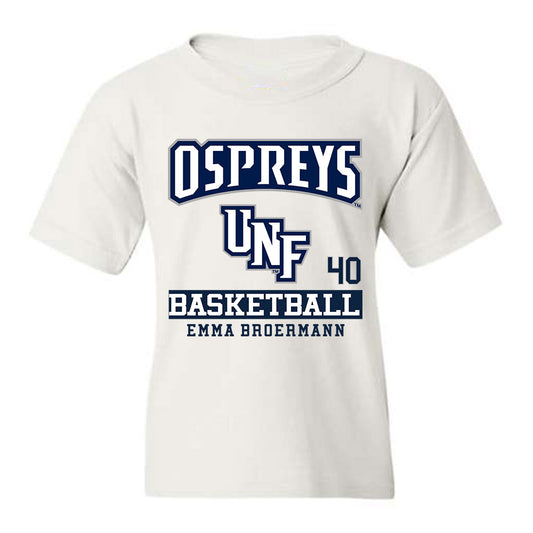 UNF - NCAA Women's Basketball : Emma Broermann - Youth T-Shirt Classic Fashion Shersey