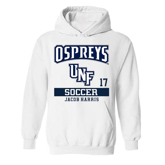 UNF - NCAA Men's Soccer : Jacob Harris - Hooded Sweatshirt Classic Fashion Shersey