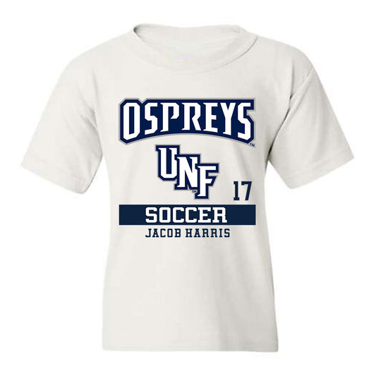 UNF - NCAA Men's Soccer : Jacob Harris - Youth T-Shirt Classic Fashion Shersey