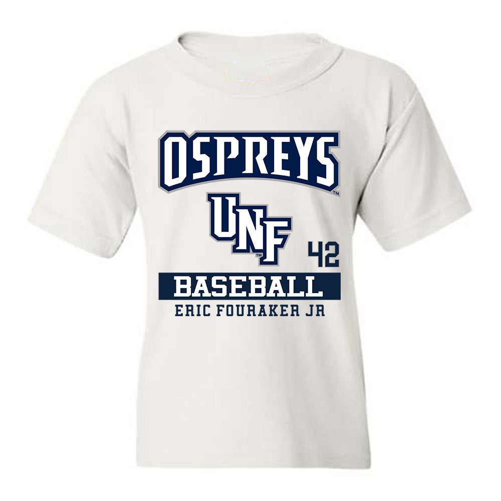 UNF - NCAA Baseball : Eric Fouraker Jr - Youth T-Shirt Classic Fashion Shersey