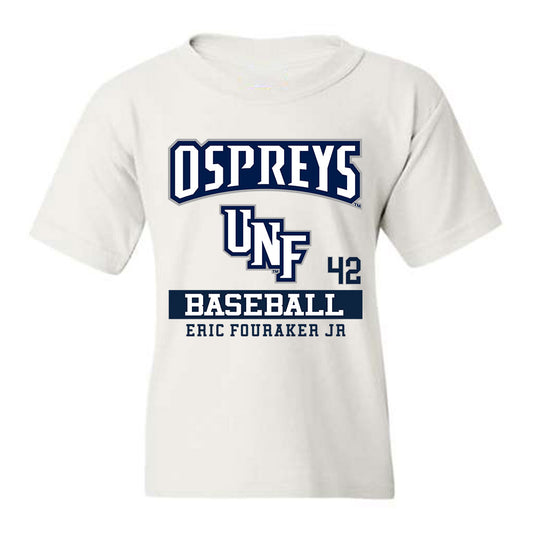 UNF - NCAA Baseball : Eric Fouraker Jr - Youth T-Shirt Classic Fashion Shersey