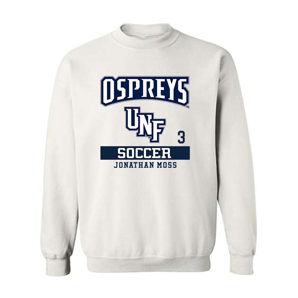 UNF - NCAA Men's Soccer : Jonathan Moss - Crewneck Sweatshirt Classic Fashion Shersey