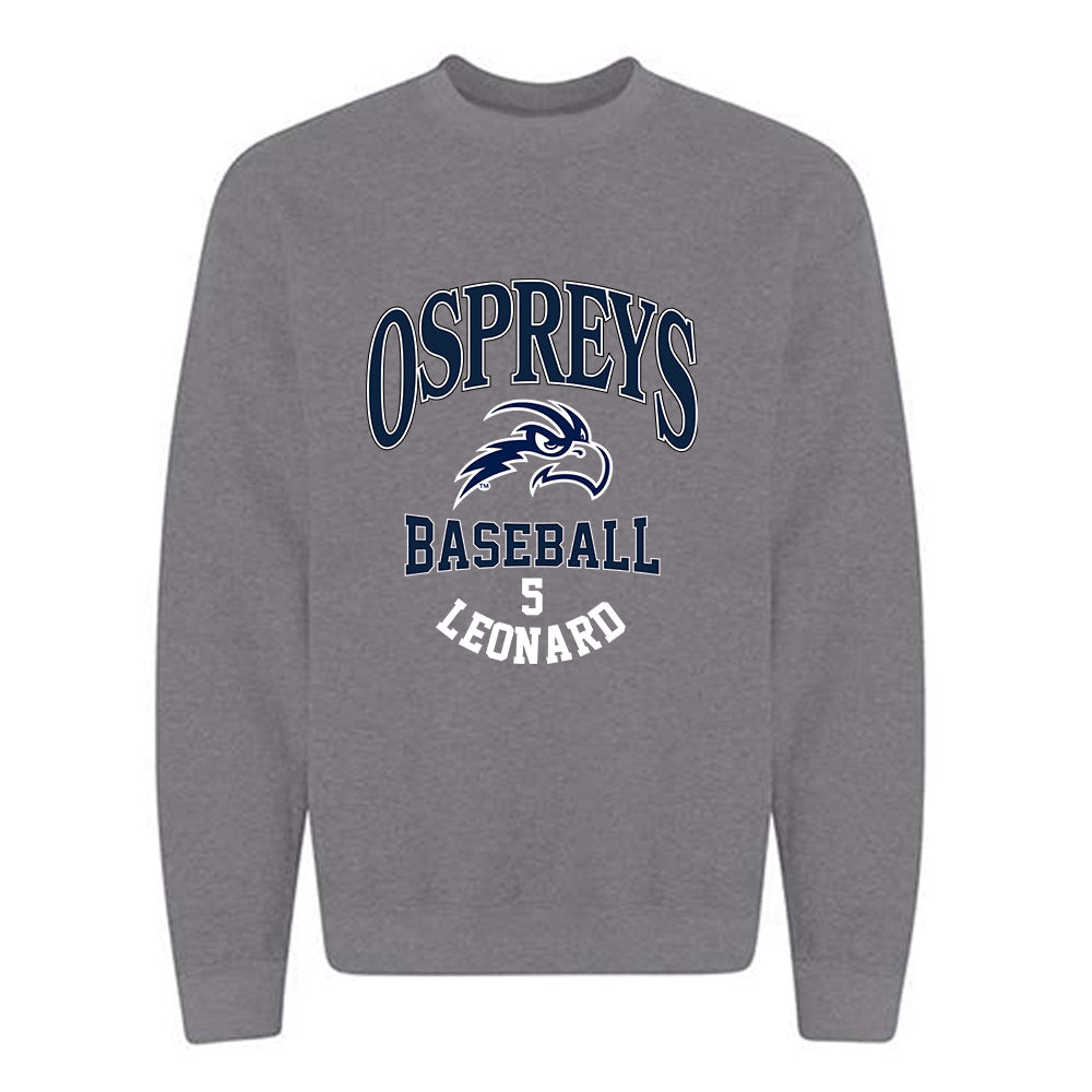 UNF - NCAA Baseball : Cal Leonard - Crewneck Sweatshirt Classic Fashion Shersey