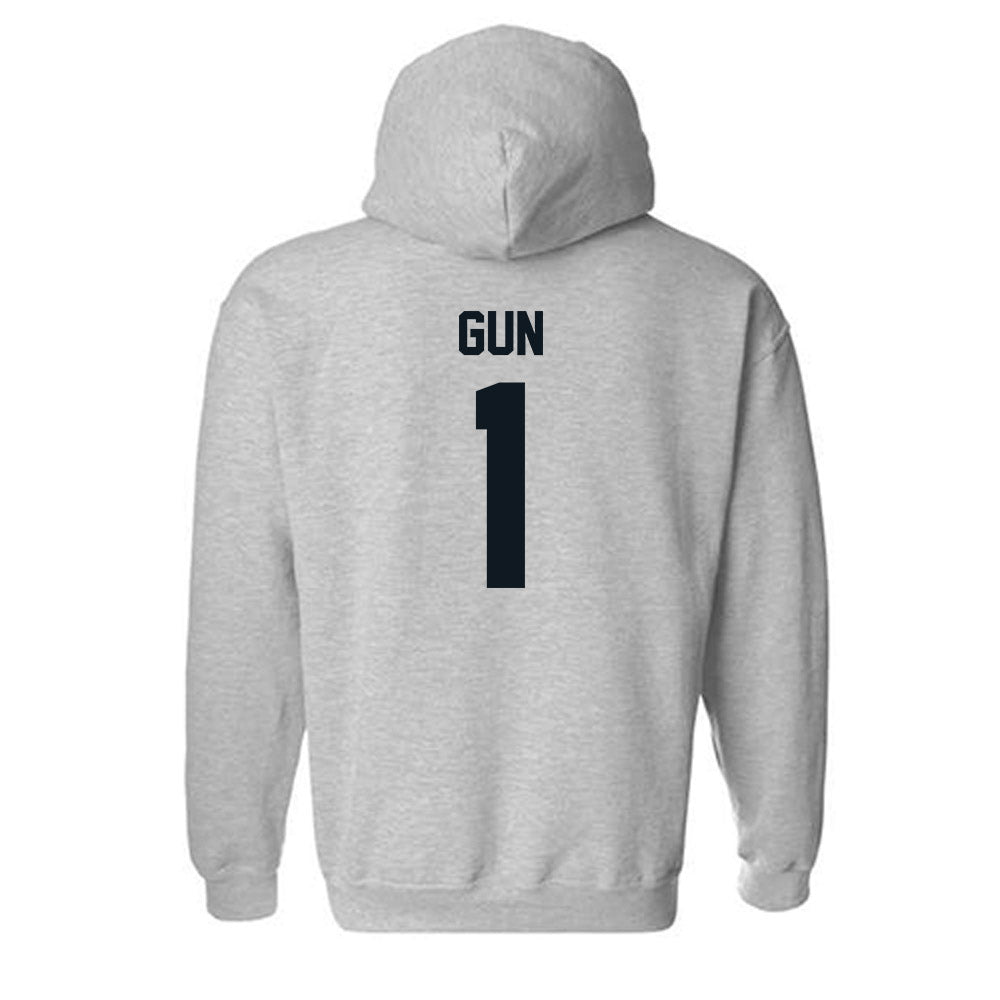 UNF - NCAA Men's Soccer : Micah Gun - Hooded Sweatshirt Classic Shersey