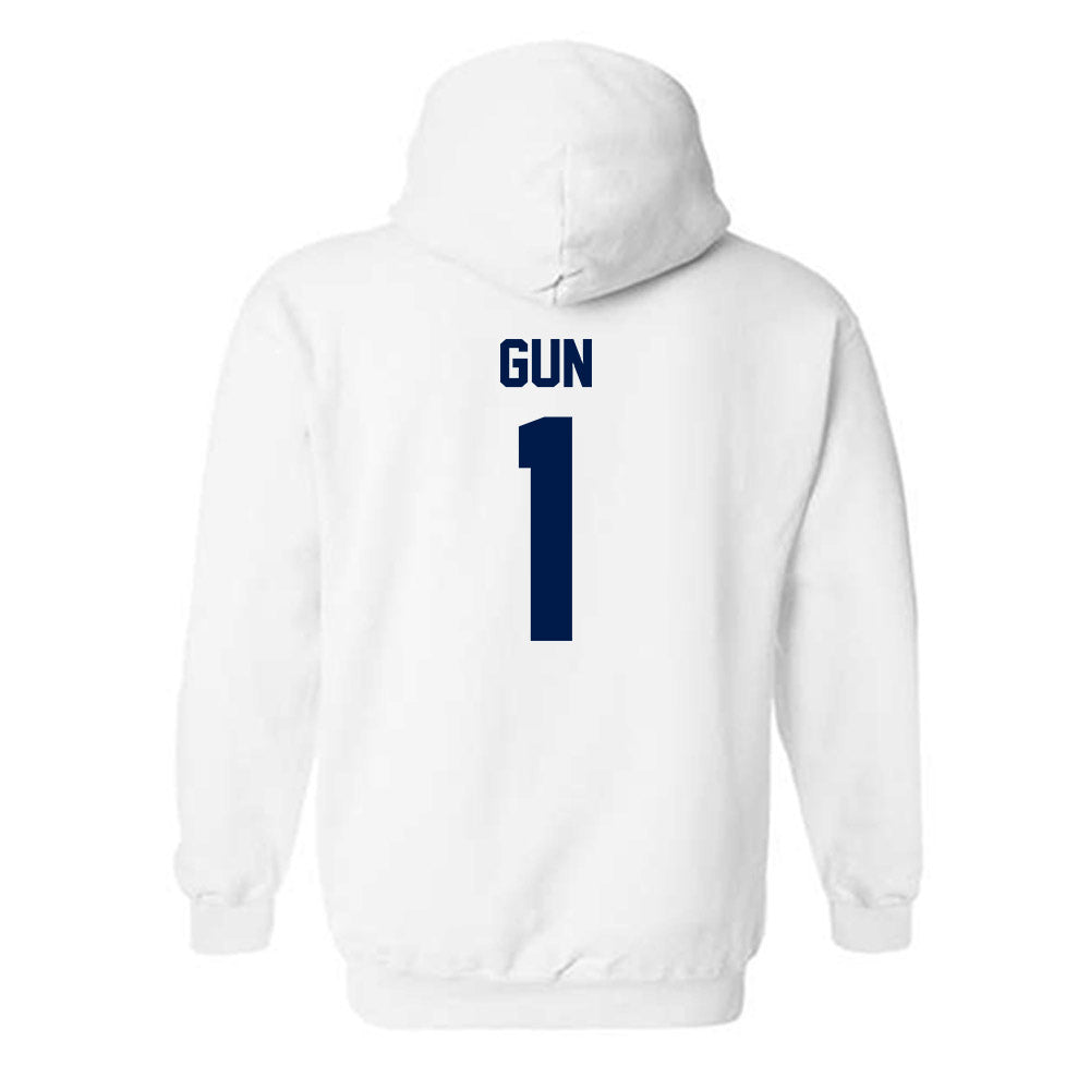 UNF - NCAA Men's Soccer : Micah Gun - Hooded Sweatshirt Classic Shersey