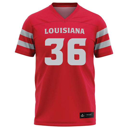 Louisiana - NCAA Football : Maurion Eleam - Red Football Jersey