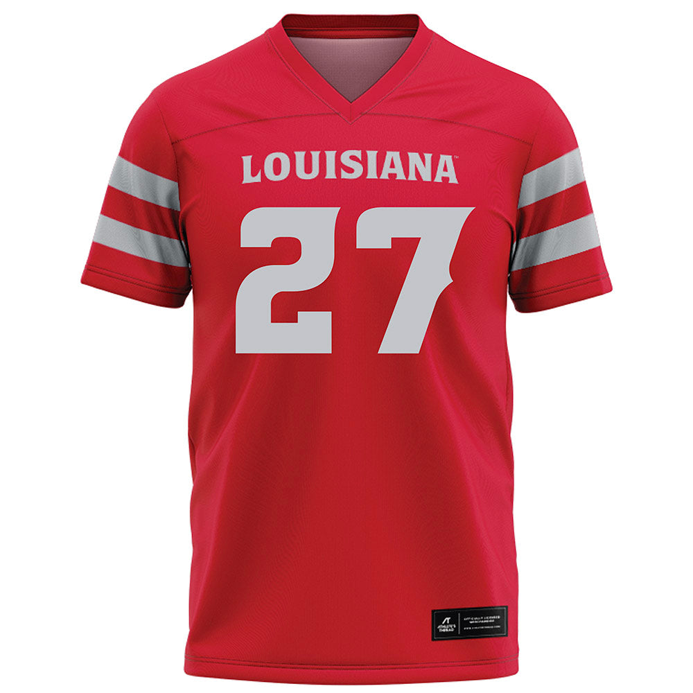 Louisiana - NCAA Football : Key'Savalyn Barnes - Red Football Jersey