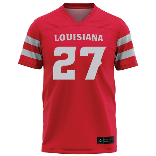 Louisiana - NCAA Football : Key'Savalyn Barnes - Red Football Jersey