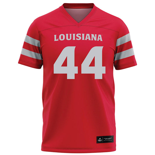Louisiana - NCAA Football : Jake St Andre - Red Football Jersey