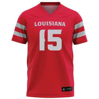 Louisiana - NCAA Football : Robert Williams lll - Red Football Jersey