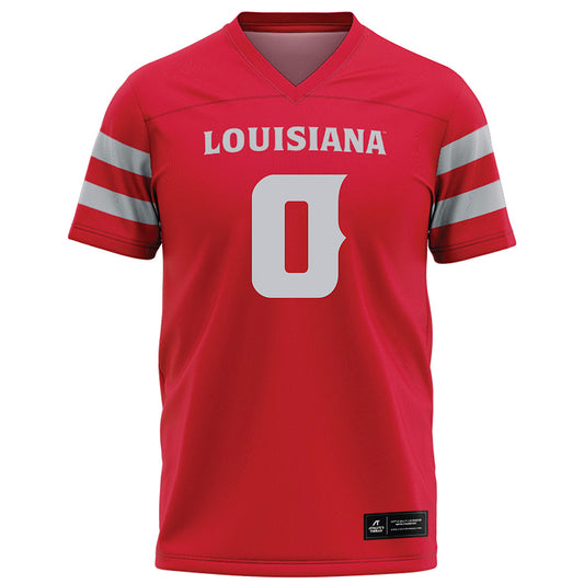 Louisiana - NCAA Football : Jordan Lawson - Red Football Jersey