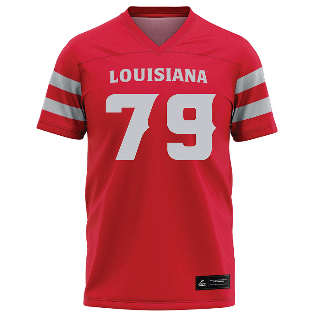 Louisiana - NCAA Football : Mackey Maillho - Red Football Jersey