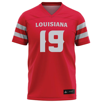 Louisiana - NCAA Football : Dale Martin III - Red Football Jersey