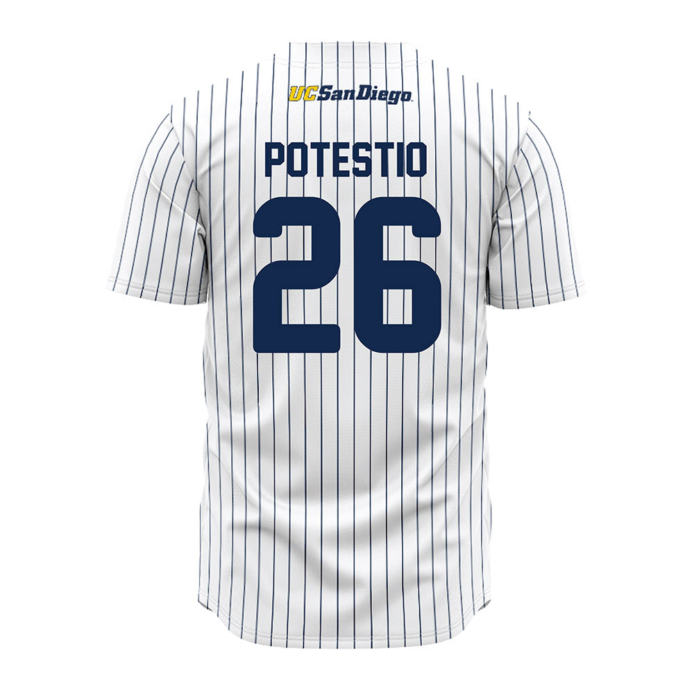UCSD - NCAA Baseball : Anthony Potestio - Baseball Jersey