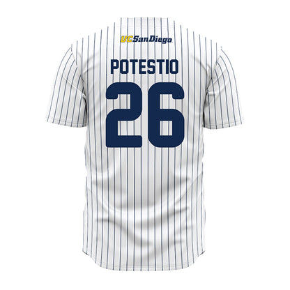 UCSD - NCAA Baseball : Anthony Potestio - Baseball Jersey