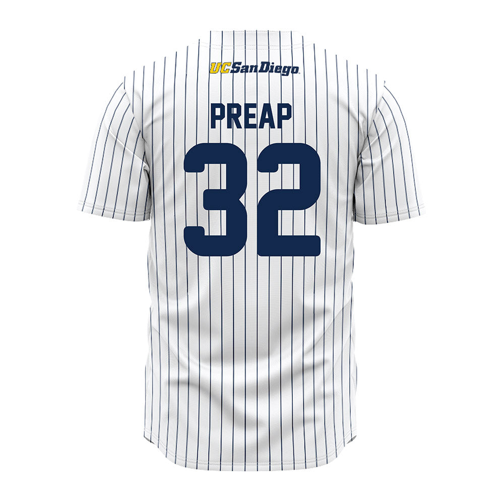 UCSD - NCAA Baseball : Bradlee Preap - Baseball Jersey