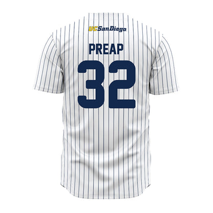 UCSD - NCAA Baseball : Bradlee Preap - Baseball Jersey