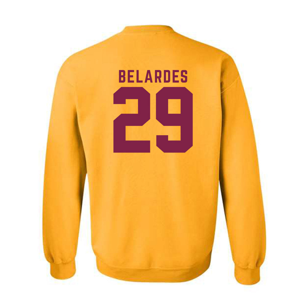 Arizona State - NCAA Baseball : Alec Belardes - Crewneck Sweatshirt Classic Shersey