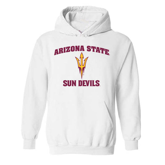Arizona State - NCAA Women's Basketball : Jaddan Simmons - White Sports Hooded Sweatshirt