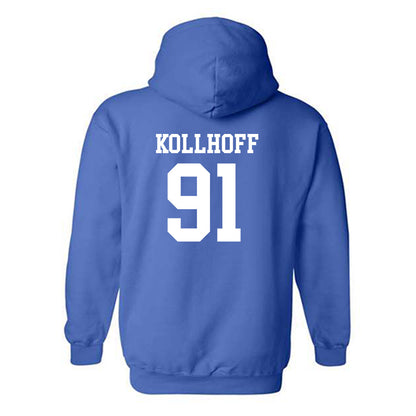 Drake - NCAA Football : Griffin Kollhoff - Hooded Sweatshirt Classic Shersey