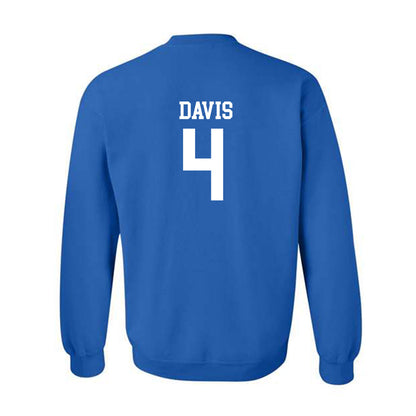 Drake - NCAA Women's Volleyball : Aniyah Davis - Royal Classic Shersey Sweatshirt