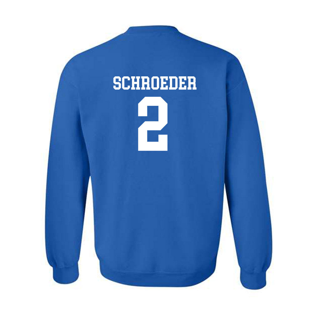 Drake - NCAA Women's Volleyball : Gabrielle Schroeder - Royal Classic Shersey Sweatshirt