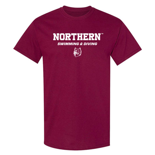 NSU - NCAA Women's Swimming & Diving : Haley Osborne -  Maroon Classic Short Sleeve T-Shirt