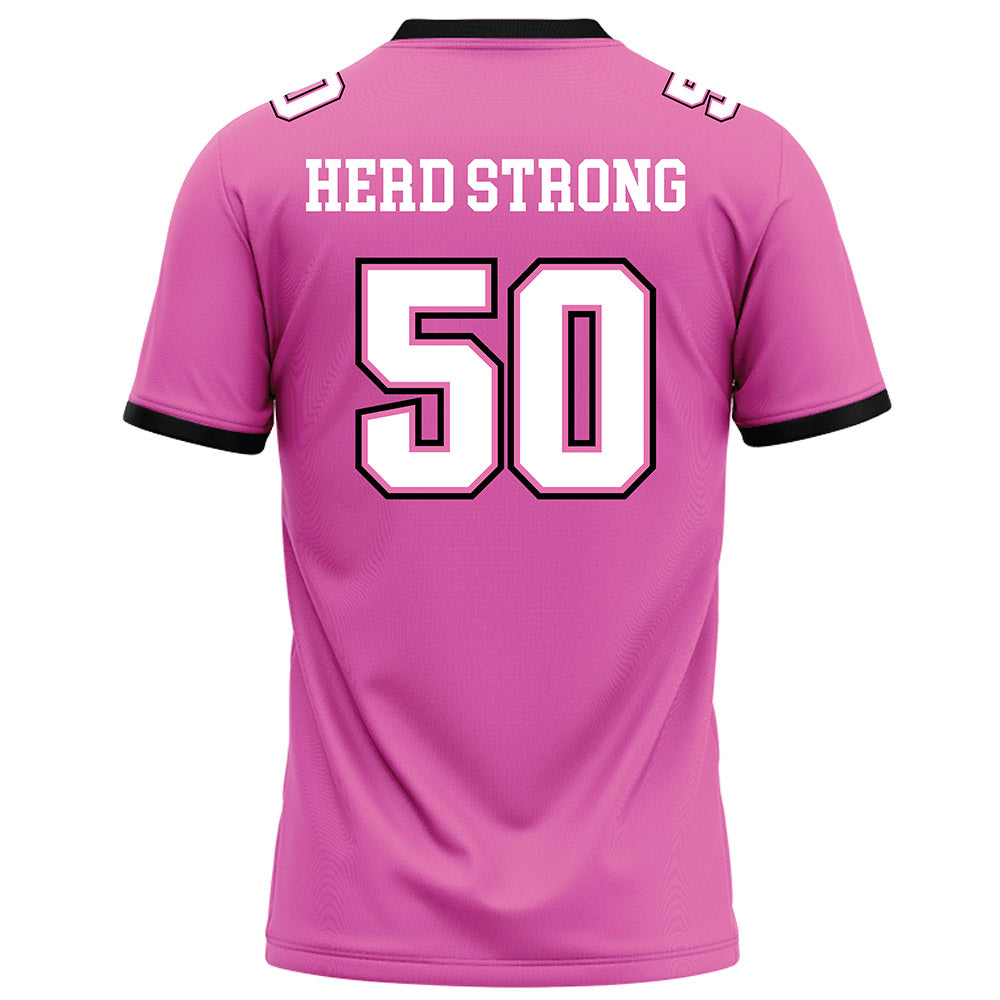 Marshall - NCAA Football : Beni Tshita - Pink Fashion Jersey