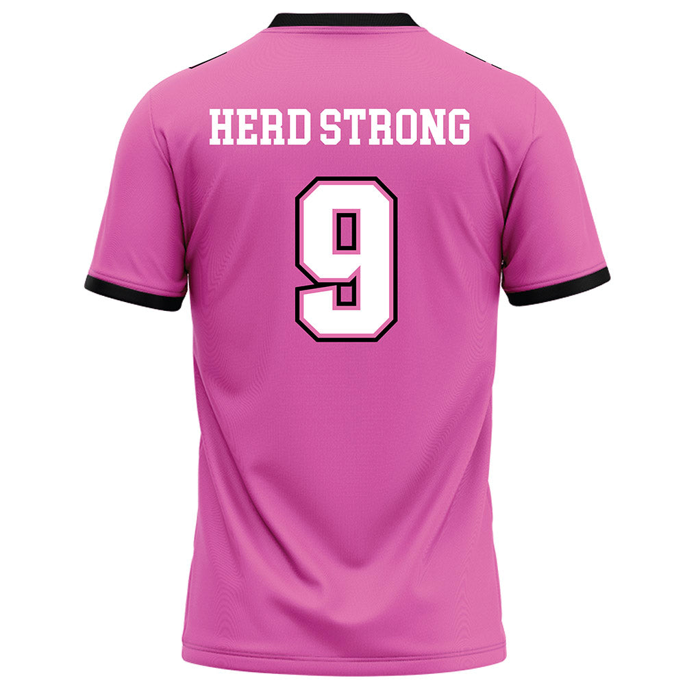 Marshall - NCAA Football : Landyn Watson - Pink Fashion Jersey