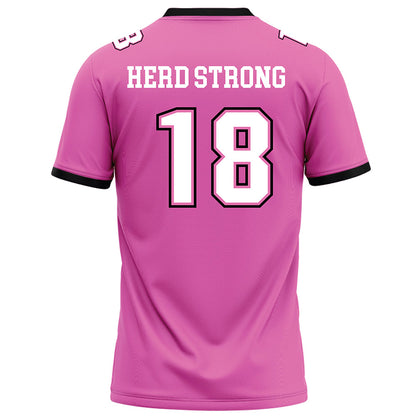 Marshall - NCAA Football : AG McGhee - Pink Fashion Jersey