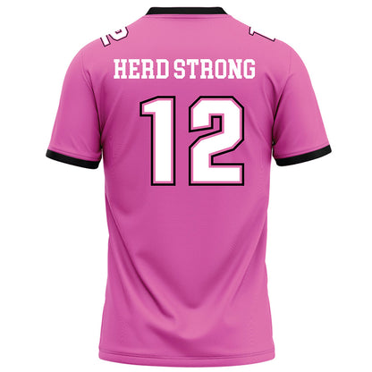 Marshall - NCAA Football : Cole Pennington - Pink Fashion Jersey