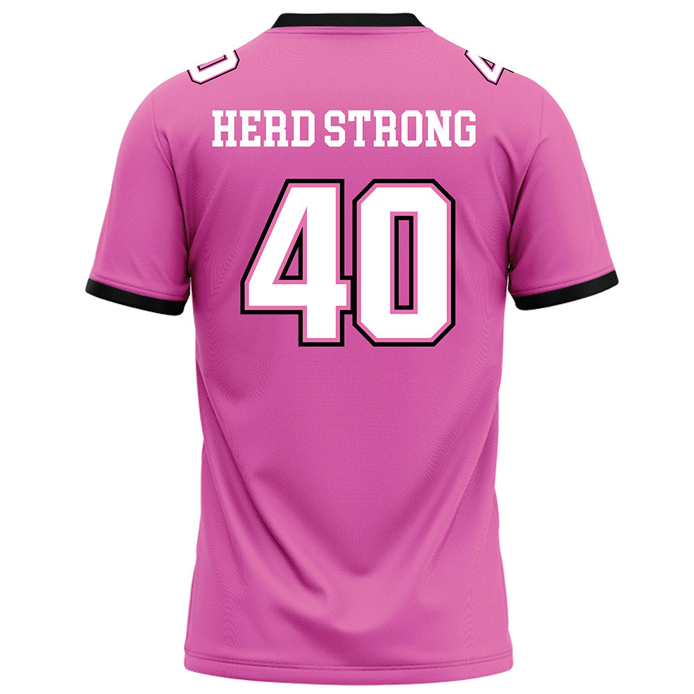 Marshall - NCAA Football : Joseph Murray - Pink Fashion Jersey
